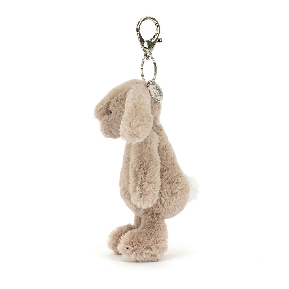 Bashful Beige Bunny Bag Charm - Image 2
