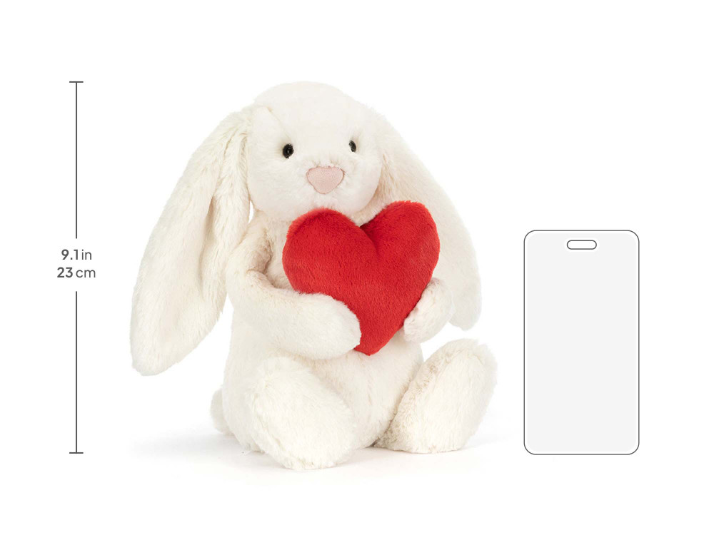 Bashful Red Love Heart Bunny - Image 11