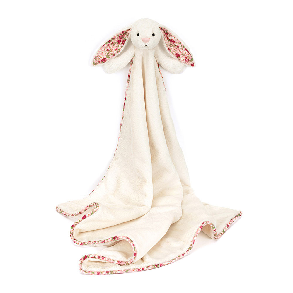 Blossom Cream Bunny 'Berry' Blankie - Image 5