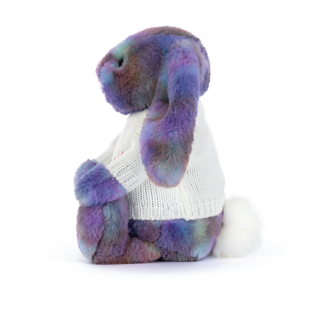 Zodihop Luxe Bunny with Personalized Cream Jumper - Image 3