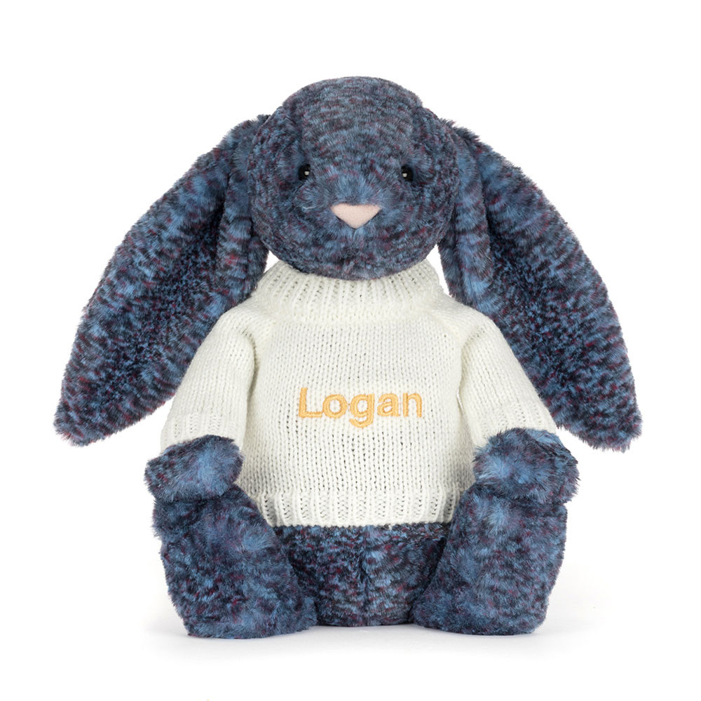 Hopscone Luxe Bunny with Personalized Cream Jumper - Image 5