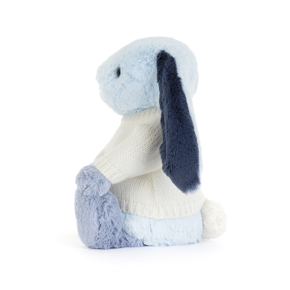 Puddlesea Bunny with Personalized Cream Jumper - Image 3