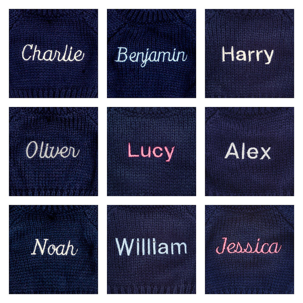 Bashful Giraffe with Personalized Navy Jumper - Image 2