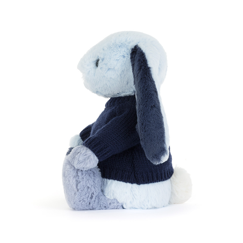 Puddlesea Bunny with Personalized Navy Jumper - Image 3