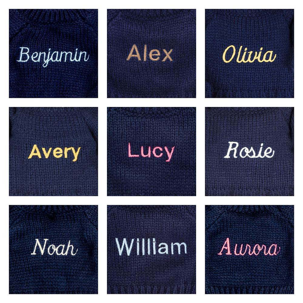 Bashful Luxe Bunny Rosa with Personalized Navy Jumper - Image 2
