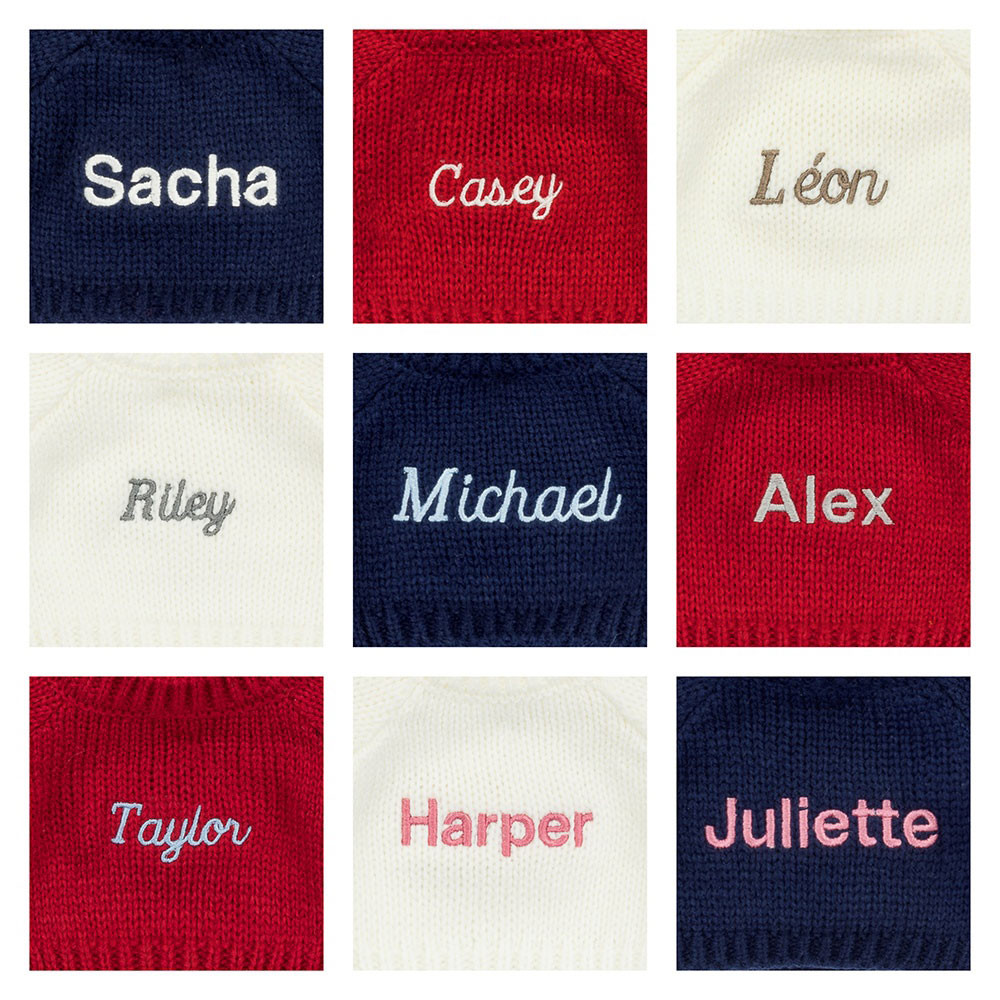 Bashful Viola Bunny with Personalized Navy Jumper - Image 2