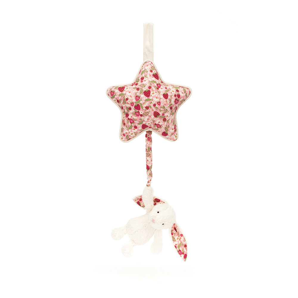 Blossom Cream Bunny 'Berry' Musical Pull - Image 3