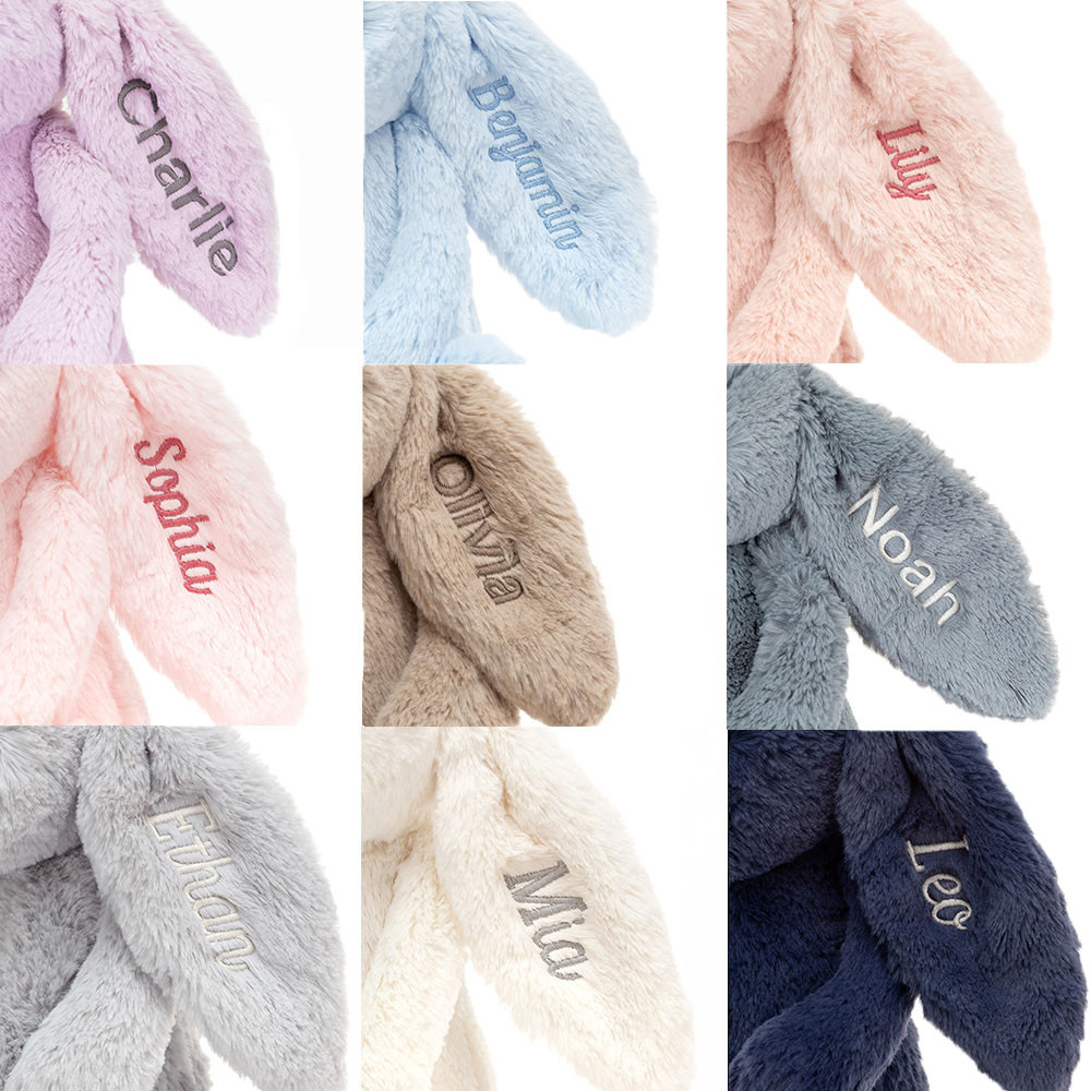 Personalized Bashful Luxe Bunny Willow Medium - Image 5