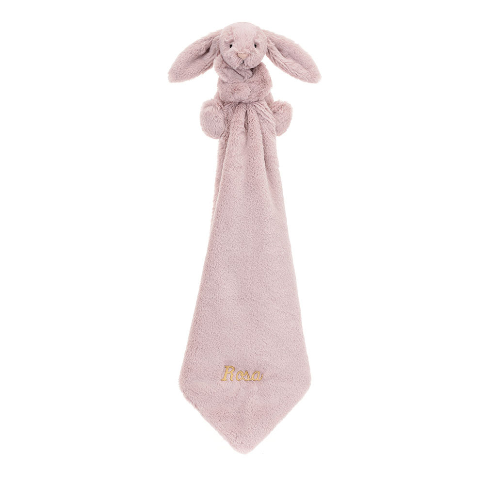 Personalized Bashful Luxe Bunny Rosa Soother - Image 3