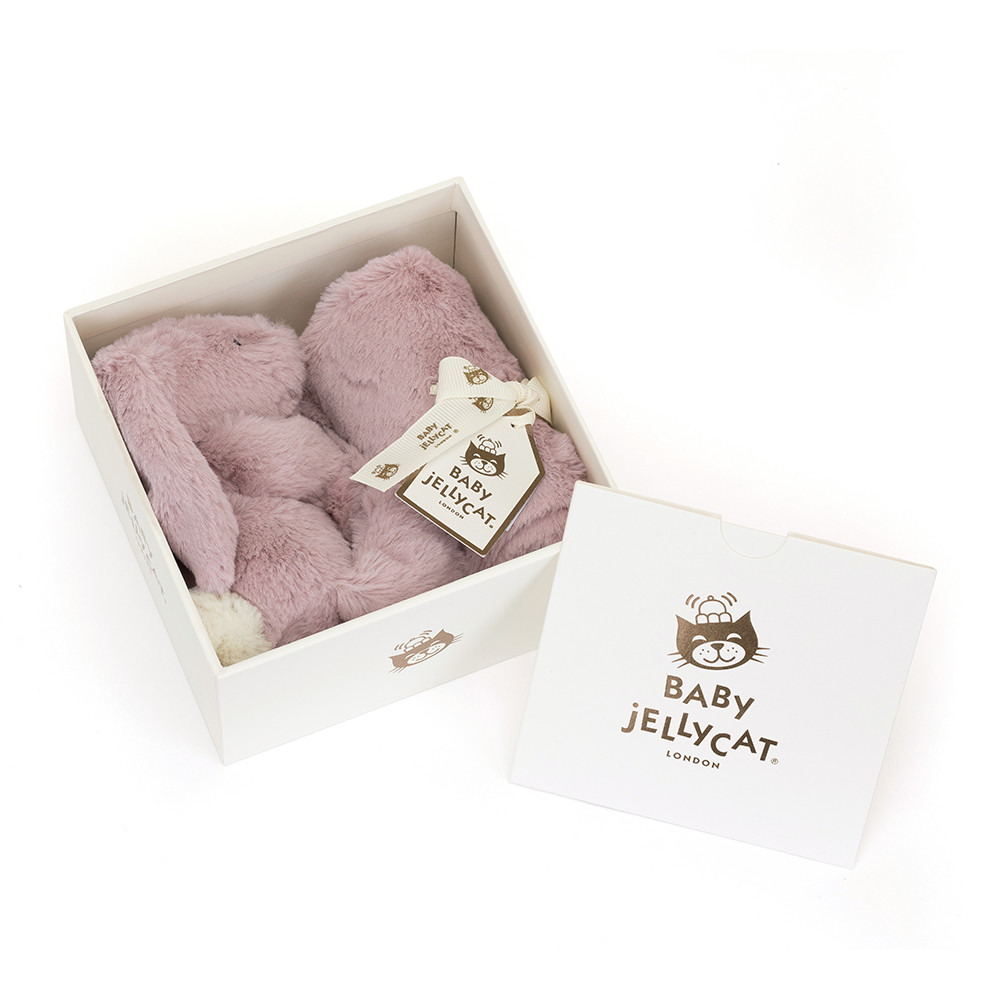 Personalized Bashful Luxe Bunny Rosa Soother - Image 5